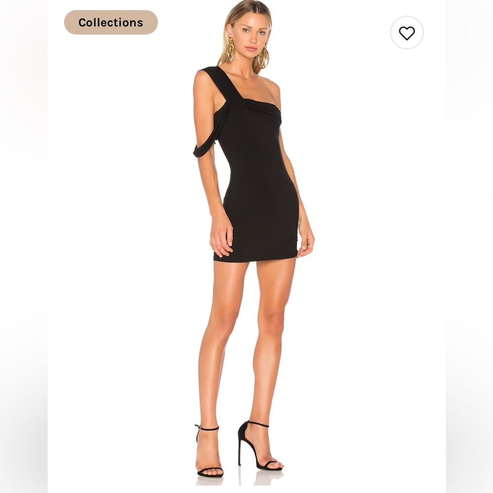 Baja East One Shoulder Mini Dress in size 0
